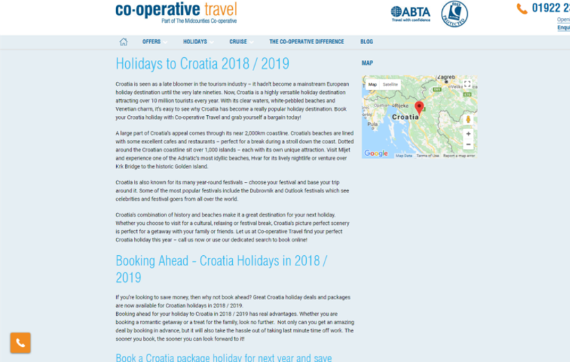 The Midcounties Co-Operative Travel screenshot 2